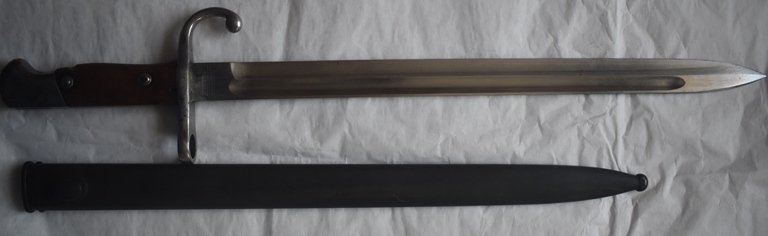 Зброя. Багнет-ніж з піхвами до гвинтівки Маузера зразка 1909 р.