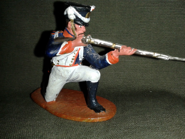 Історична мініатюра "Французький піхотинець. Фузілер. 1812"