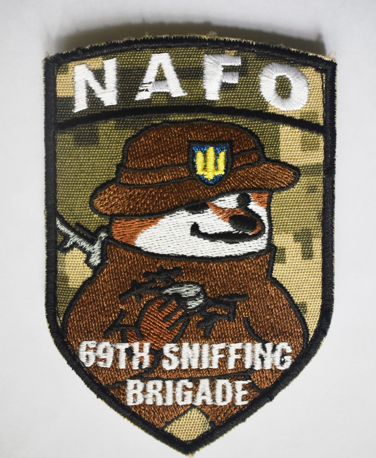 Тканини. Емблема нарукавна ‘’NАFO’’ ( 69th sniffing brigade)