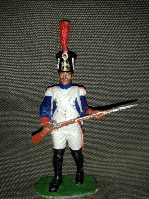 Історична мініатюра. "Штаб-офіцер 2-го єгерського полку. Перша Французька імперія. 1812"
