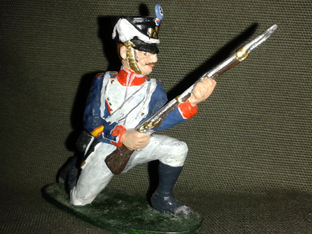 Історична мініатюра. "Фузилер 30-го лінійного полку. Перша Французька імперія. 1812"
