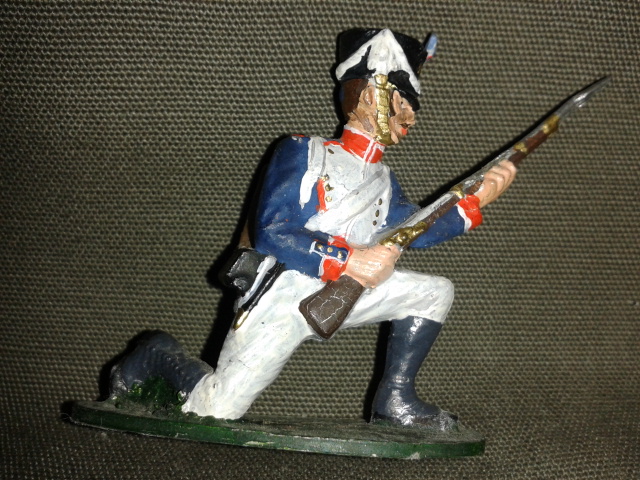 Історична мініатюра. "3 фузилери 30-го лінійного полку. Перша Французька імперія. 1812"