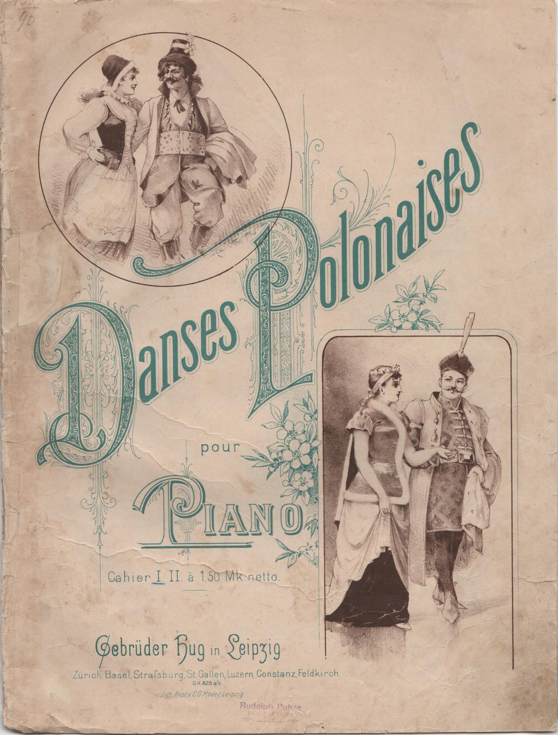Книга "Danses Polonaises pour Piano / Польські танці для фортепіано"