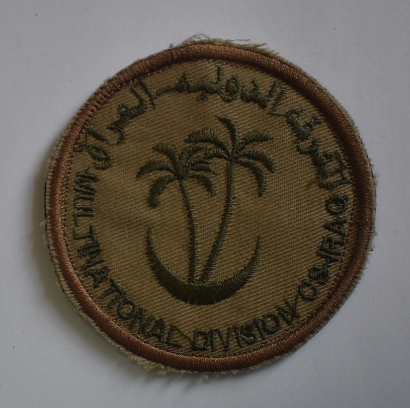 Тканини. "Шеврон «MIULTINATIONAL DIVISION CS IRAG» / Багатонаціональна дивізія Південний Схід." 