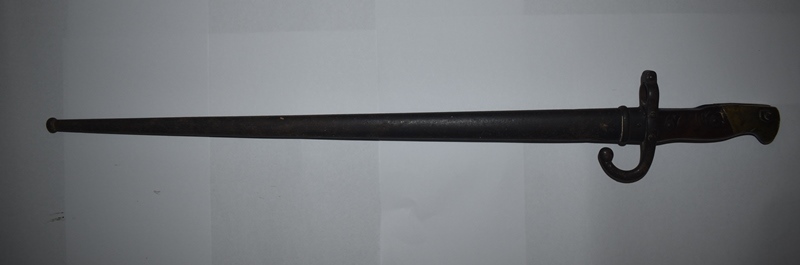 Зброя.  Багнет до гвинтівки  системи Ґра зразка 1874 р.