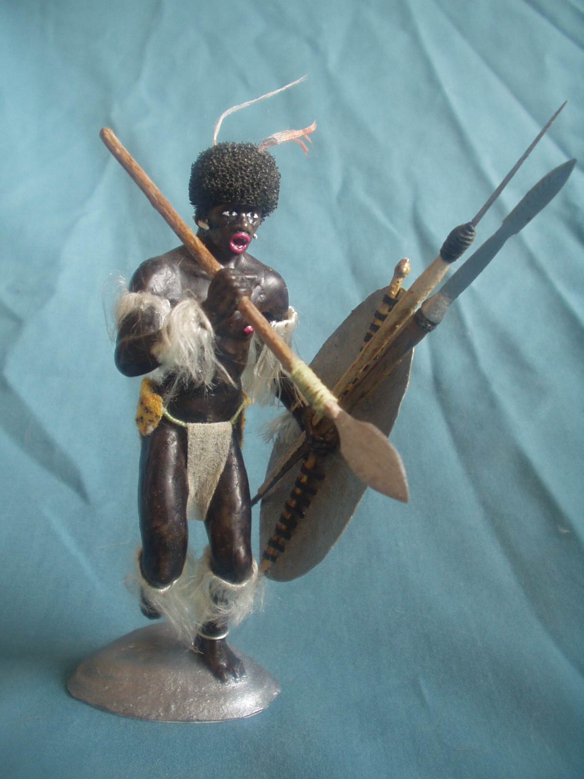 Історична мініатюра. "Воїн з племені Зулу. Африка. ХVIII - кінець ХІХ ст."