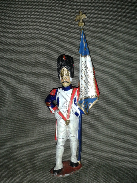 Історична мініатюра. "Прапороносець. Перша Французька імперія. 1812"