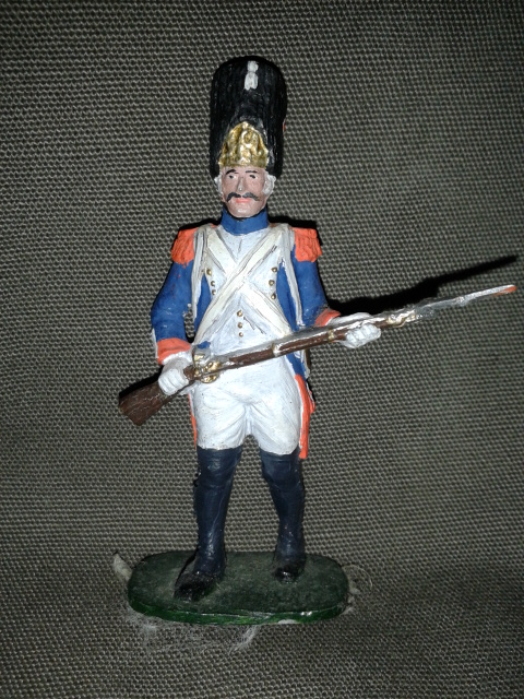 Історична мініатюра. "Єгер 1-го легкого полку. Перша Французька імперія. 1812"