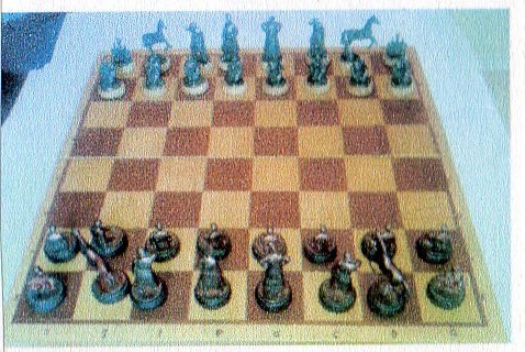 Історична мініатюра. "Шаховий комплект в українському національному стилі" (33 од.)