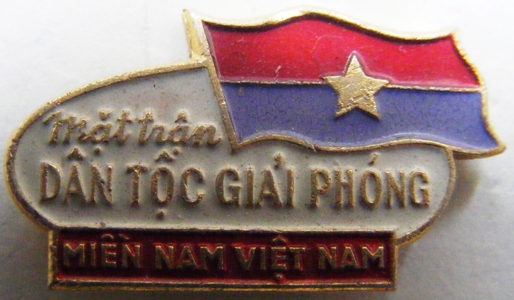 Значок нагрудний. "Mặt trận dan toc giai phong Mien nam Viet Nam"