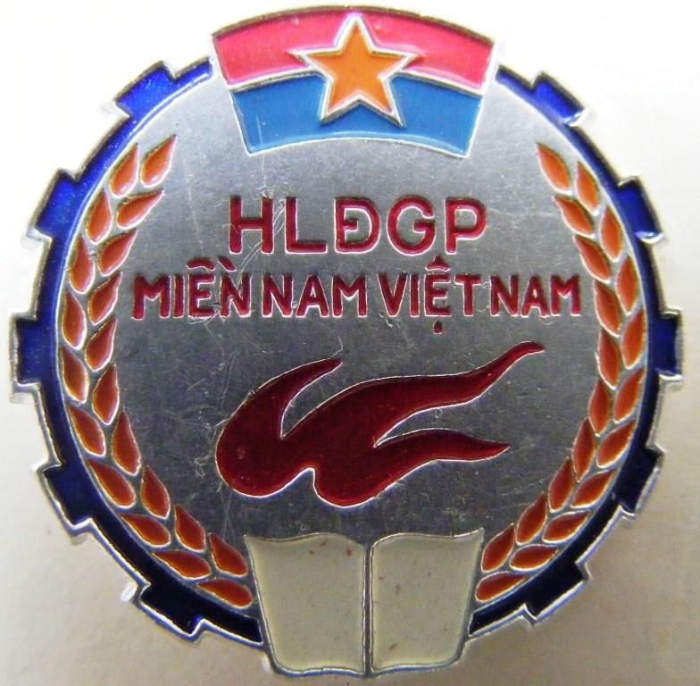 Значок нагрудний. "HLDGP Mien nam Vietnam"