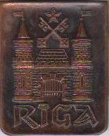 Значок нагрудний: "Riga"