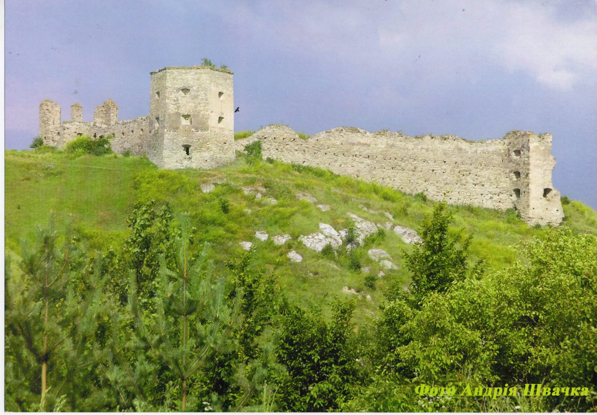 Фотографія "Кудринецький замок. XVIІ ст. с. Кудринці. Тернопільська область"